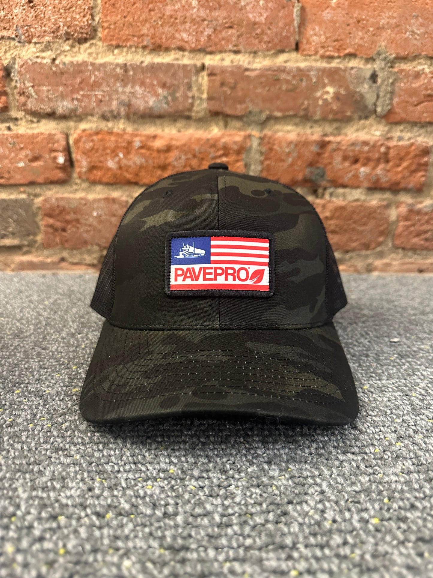 PavePro American Patch Camo Hat