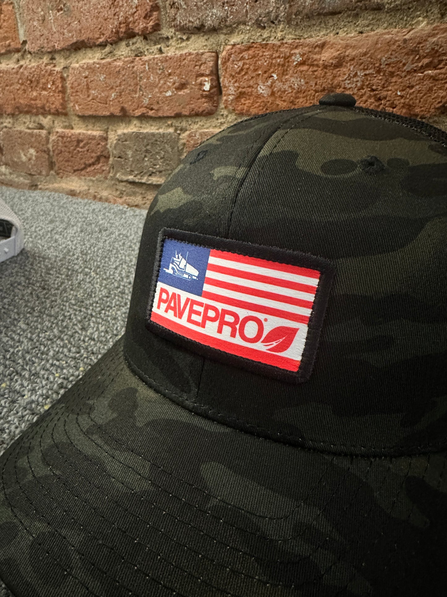 PavePro American Patch Camo Hat