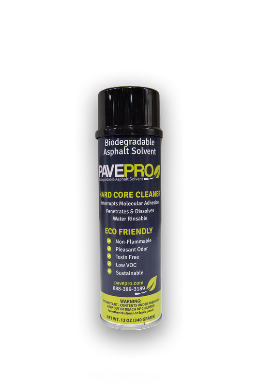 Caja de lata de aerosol PavePro Green de 20 oz (1 docena) - Removedor de asfalto y agente liberador